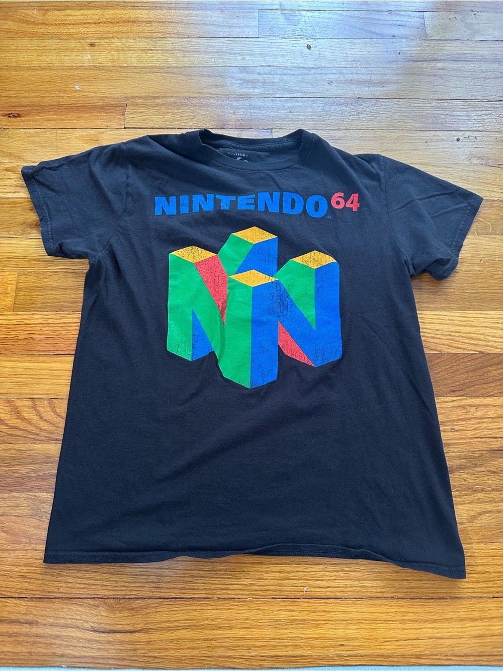 Nintendo 64 Black Graphic Logo T-Shirt